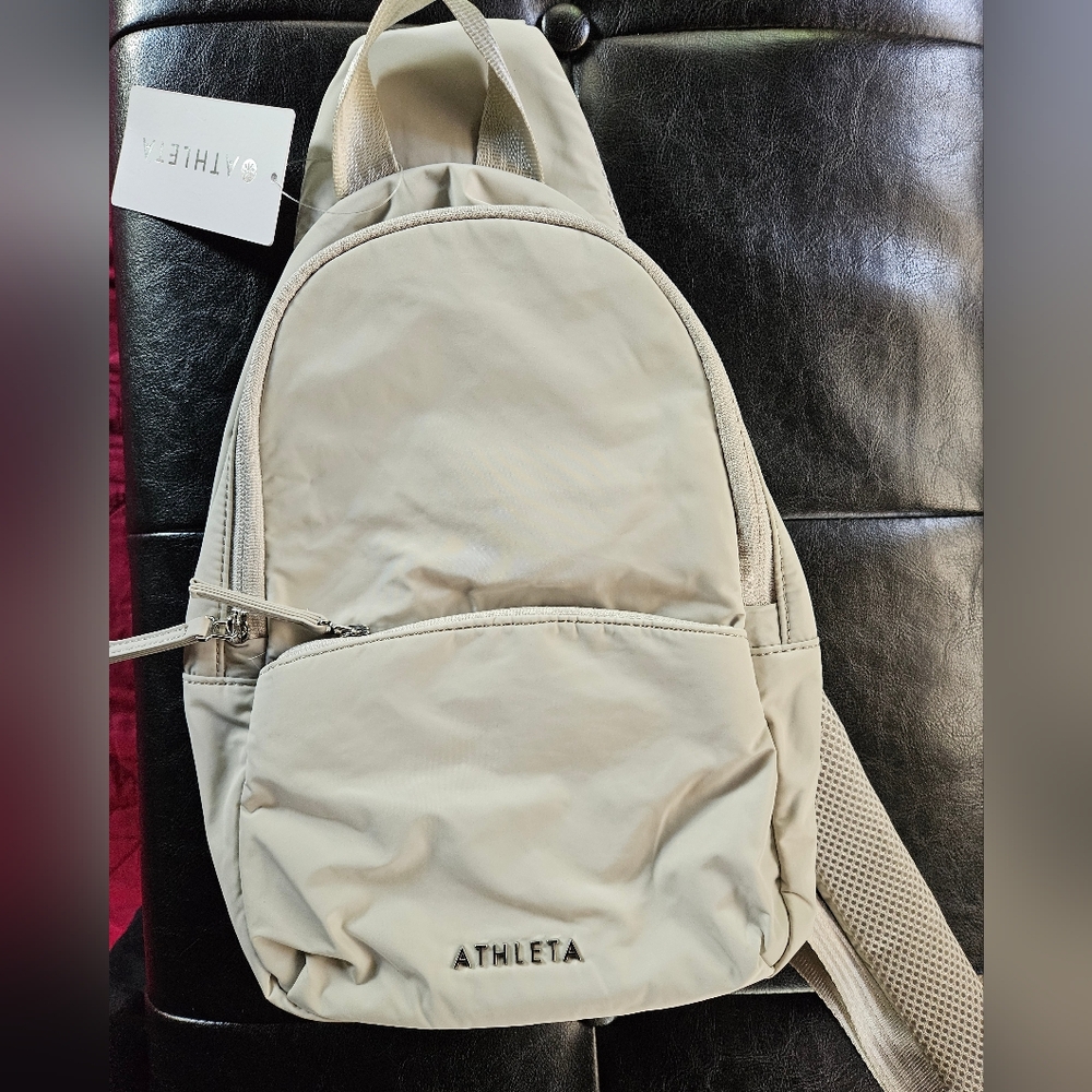 Athleta Cream Backpack unisex